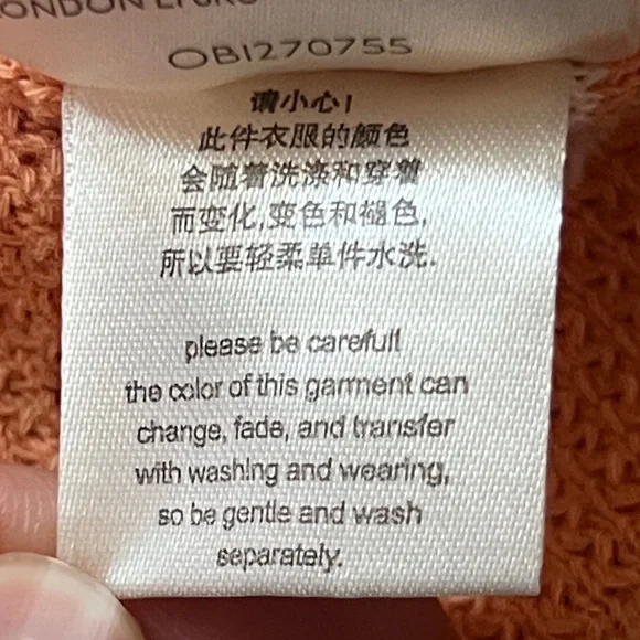 Free People Tuck It Baby Ringer Tee Terracotta/Raspberry Combo Extra Small - Picture 13 of 16